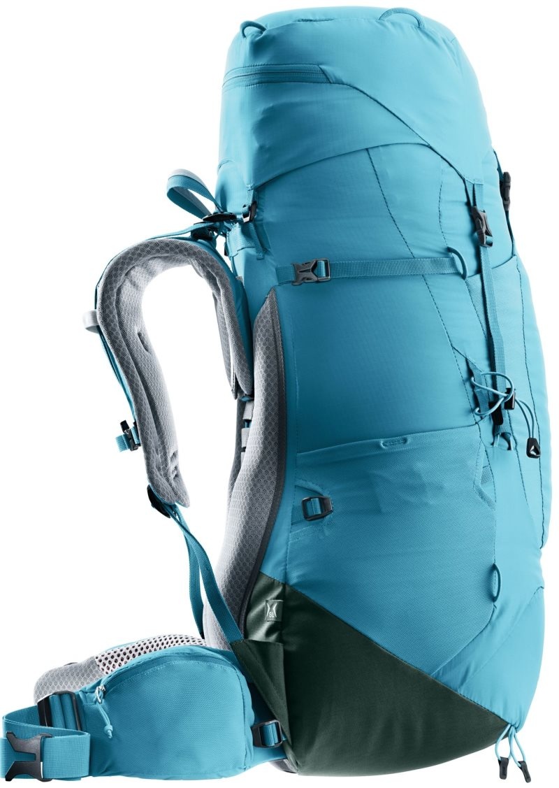 Sac à Dos De Montagne Deuter Randonnée backpack Aircontact Lite 45 + 10 SL Bleu Vert Foncé | WMC-5827134