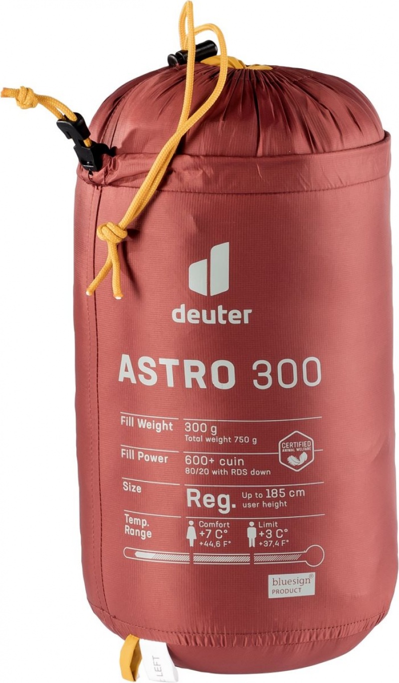 Sac De Couchage Deuter Down sleeping bag Astro 300 Jaune Foncé | RCC-0195377