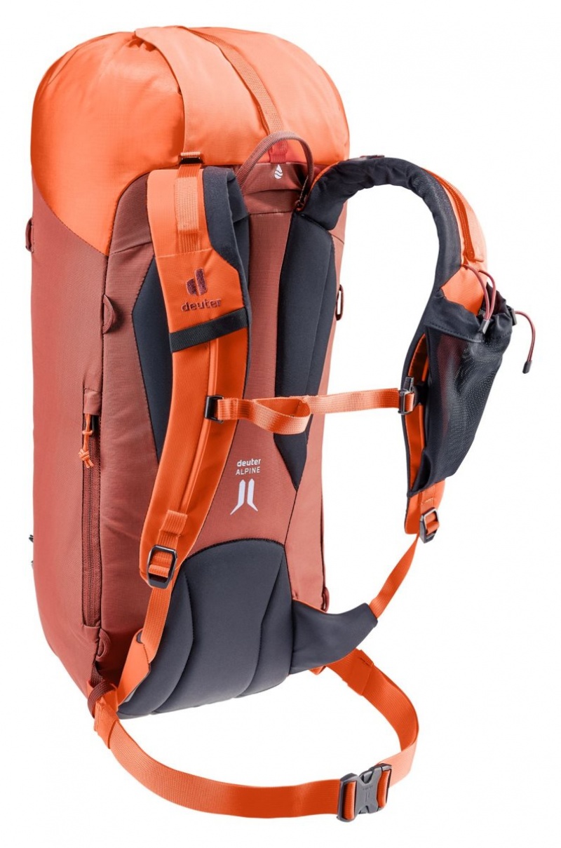 Sac à Dos Alpinisme Deuter Mountaineering backpack Guide 24 Redwood-papaya | ANV-0953076