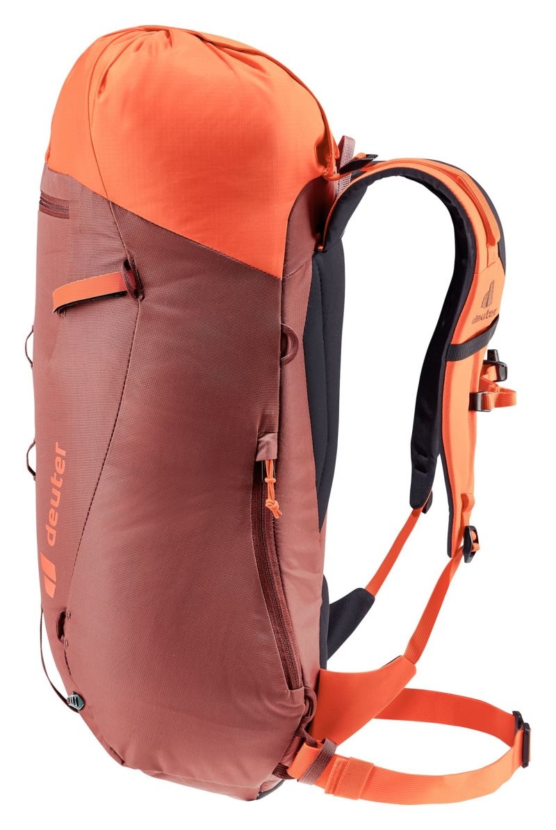 Sac à Dos Alpinisme Deuter Mountaineering backpack Guide 24 Redwood-papaya | ANV-0953076