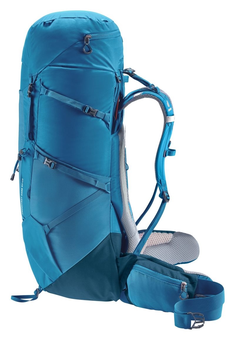 Sac à Dos De Montagne Deuter Randonnée backpack Aircontact Core 50+10 Reef-ink | XUK-4436453