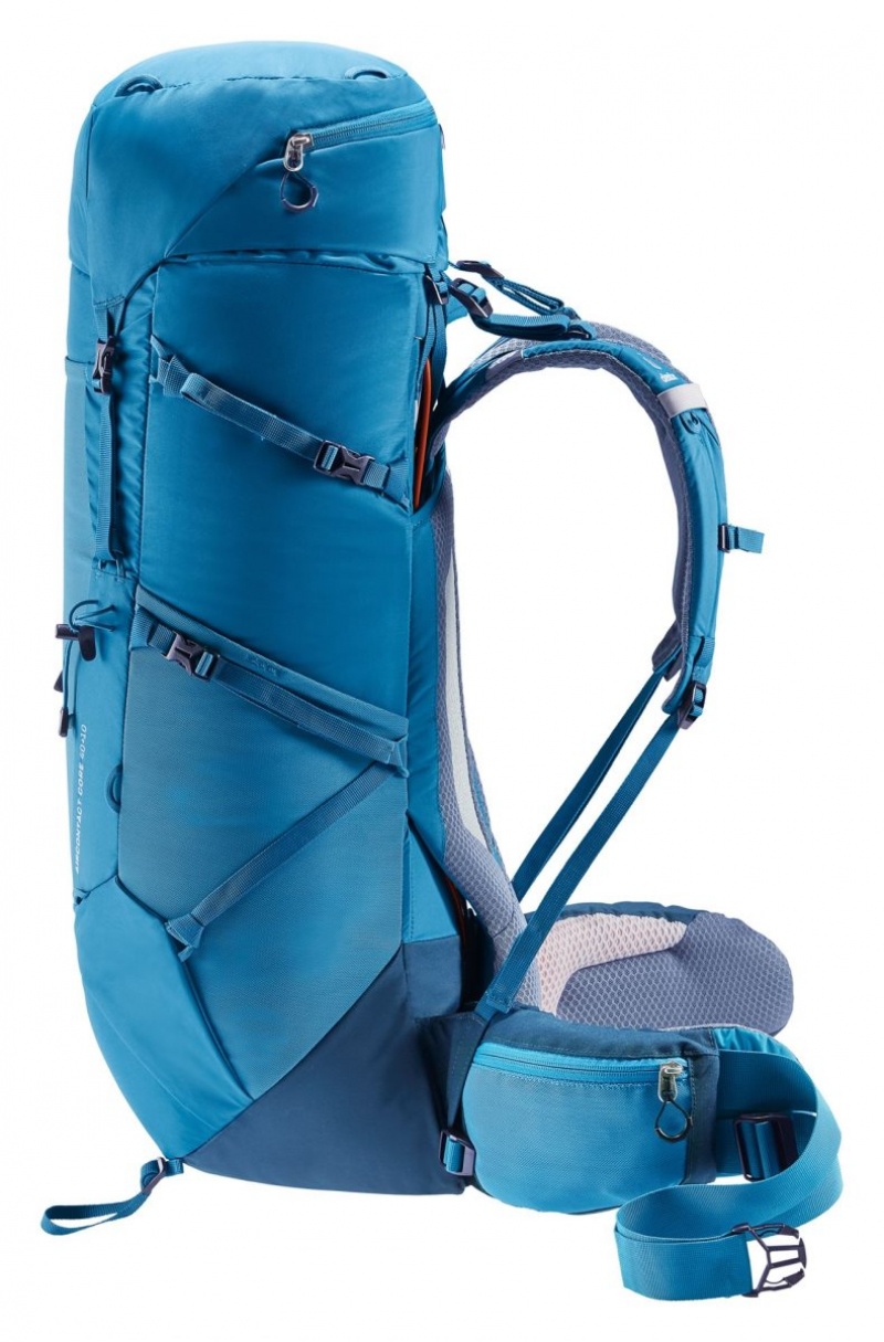 Sac à Dos De Montagne Deuter Randonnée backpack Aircontact Core 40+10 Reef-ink | IYE-3039656