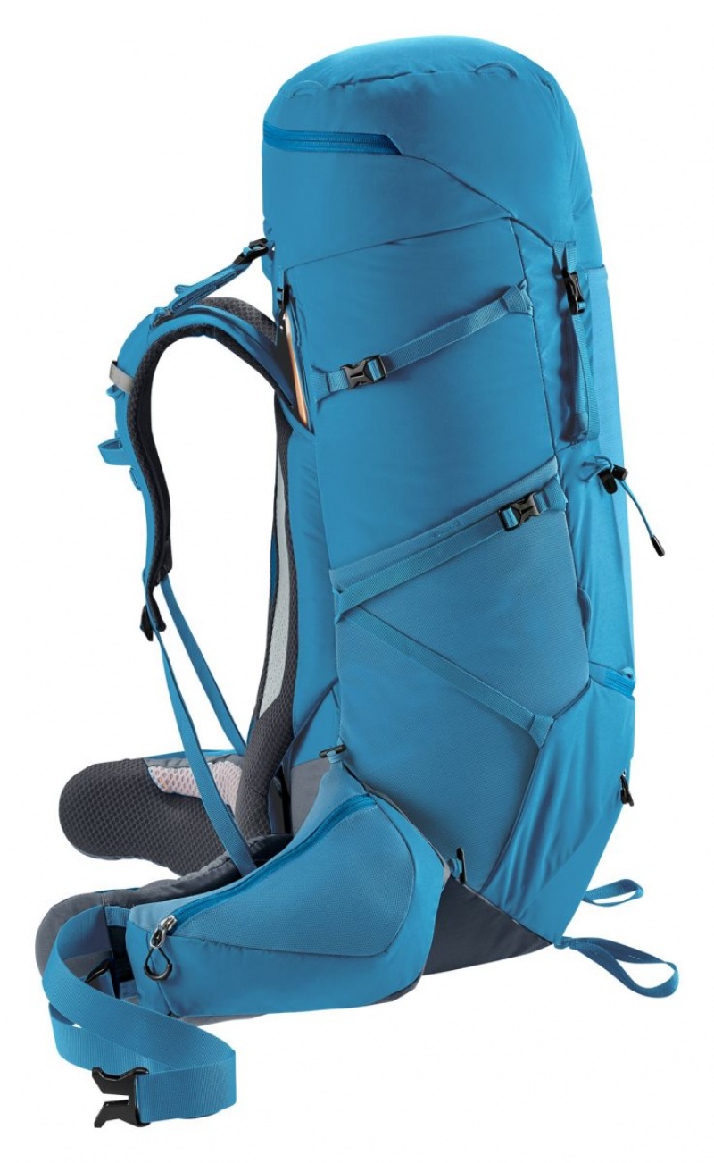 Sac à Dos De Montagne Deuter Randonnée backpack Aircontact Core 60+10 Reef-ink | TPV-1191198