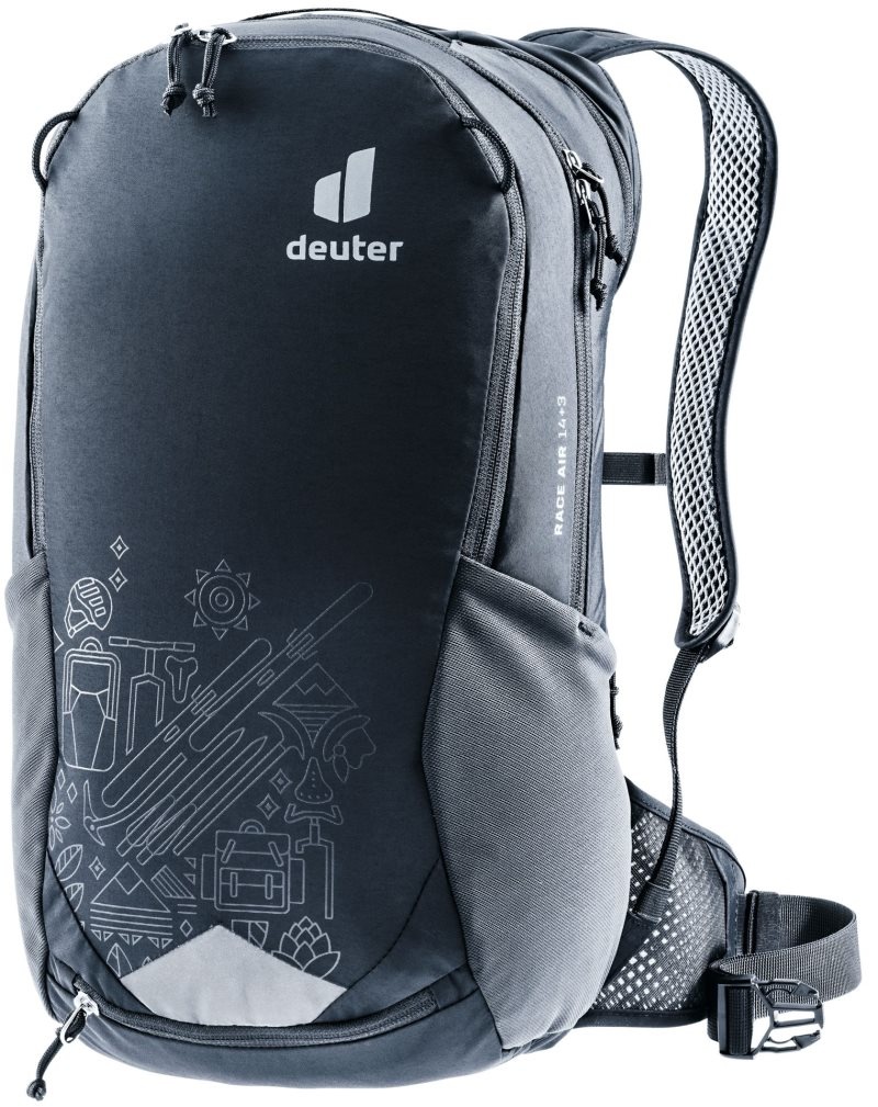 Sac à Dos De Vélo Deuter Bike backpack Race Air 14+3 Noir | YFB-9053352