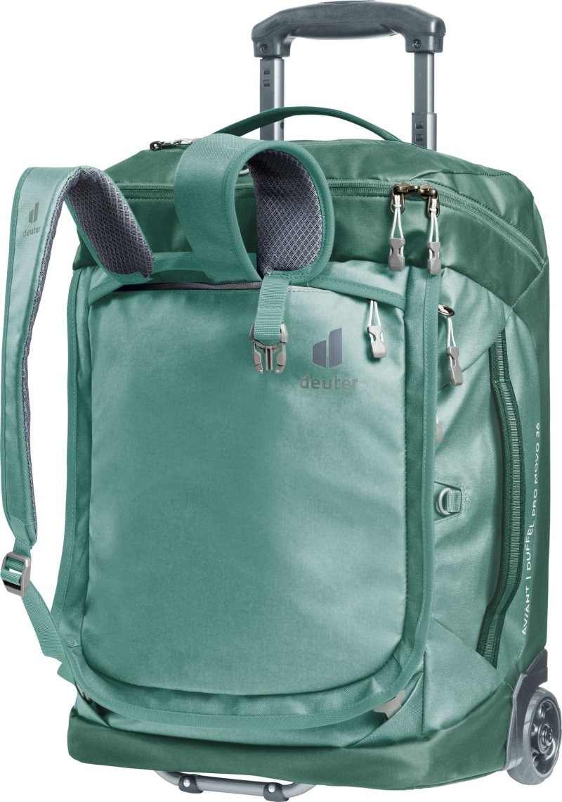 Bagage à Main Deuter Wheeled Luggage AViANT Duffel Pro Movo 36 Jade-seagreen | DKN-5721258