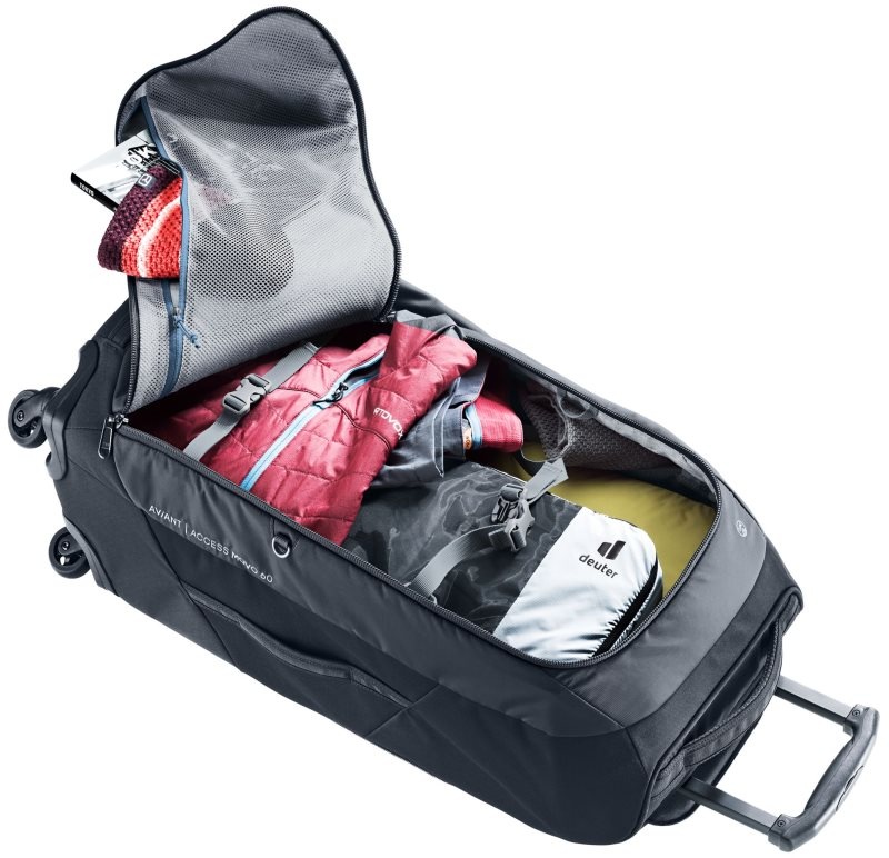 Bagage à Main Deuter Wheeled Luggage AViANT Access Movo 60 Noir | FWZ-2143743