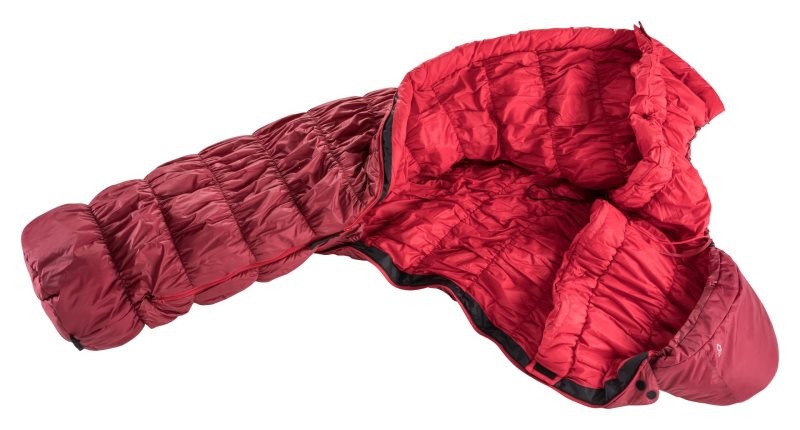 Sac De Couchage Deuter Synthétique fibre sleeping bag Exosphere -6 Cranberry-fire | UGF-9241337