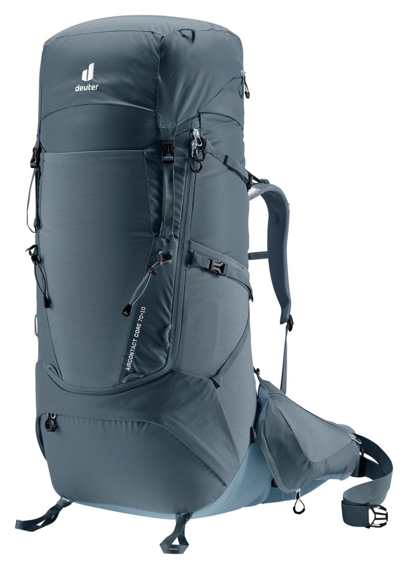 Sac à Dos De Montagne Deuter Randonnée backpack Aircontact Core 70+10 Grise Foncé | GWE-1737507