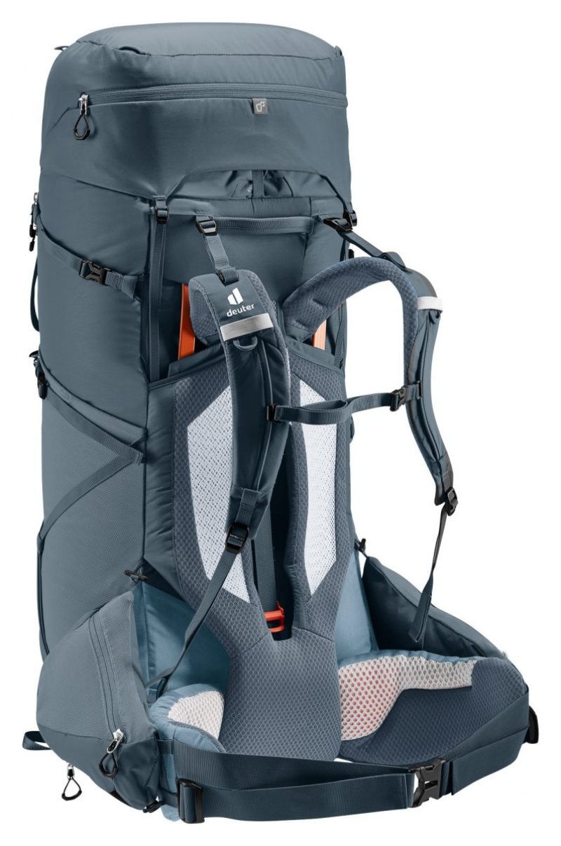 Sac à Dos De Montagne Deuter Randonnée backpack Aircontact Core 70+10 Grise Foncé | GWE-1737507