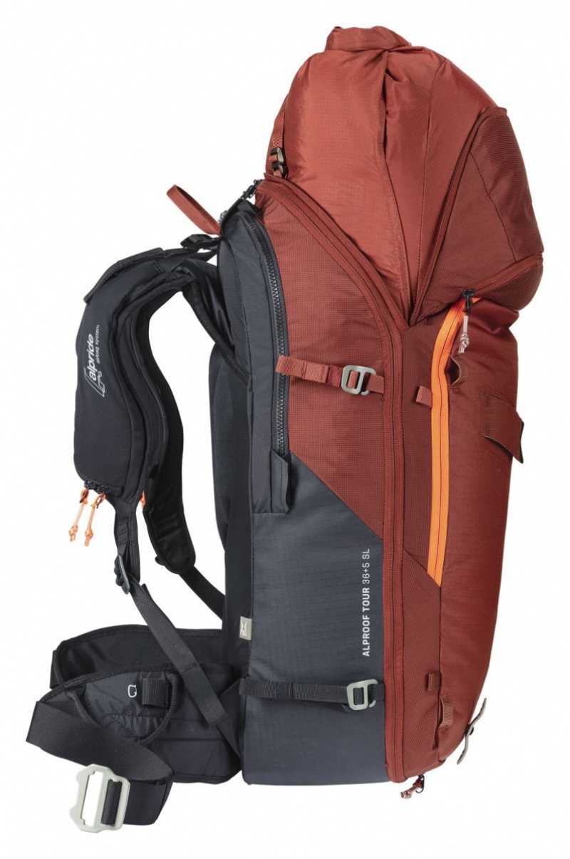 Sac à Dos De Neige Deuter Avalanche backpack Alproof Tour 36+5 SL Noir | JOU-6507066