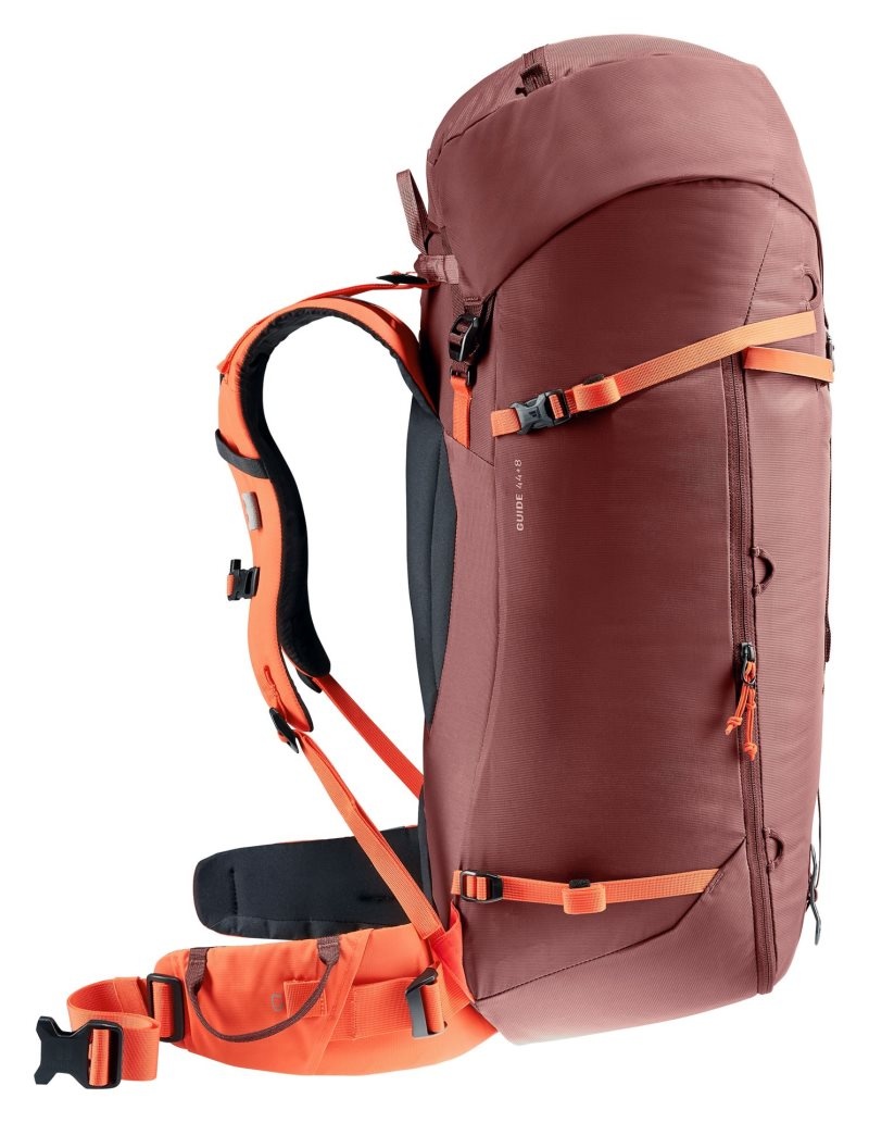 Sac à Dos Alpinisme Deuter Mountaineering backpack Guide 44+8 Redwood-papaya | TOV-7930958