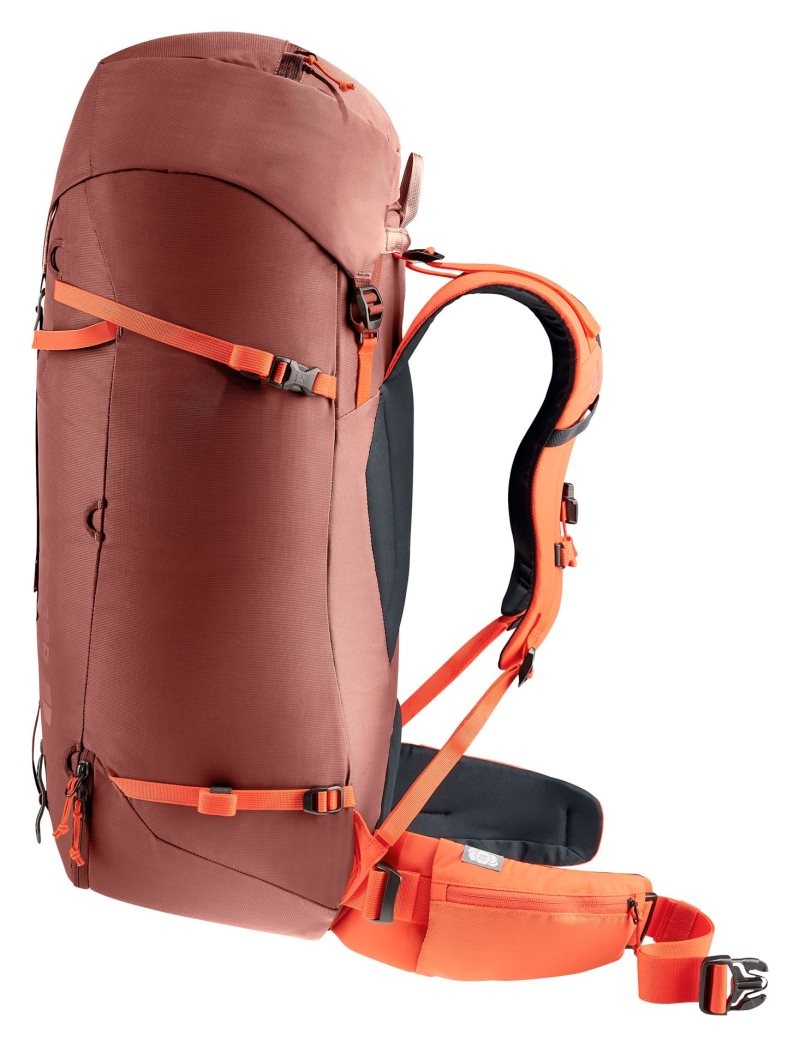 Sac à Dos Alpinisme Deuter Mountaineering backpack Guide 44+8 Redwood-papaya | TOV-7930958