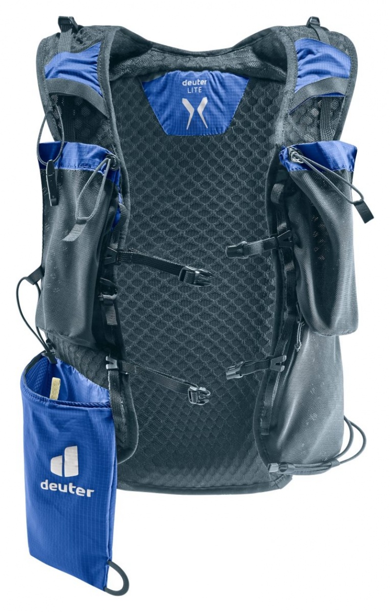 Sac à Dos Trail Running Deuter Trail running backpack Ascender 13 Indigo | CVF-2943502