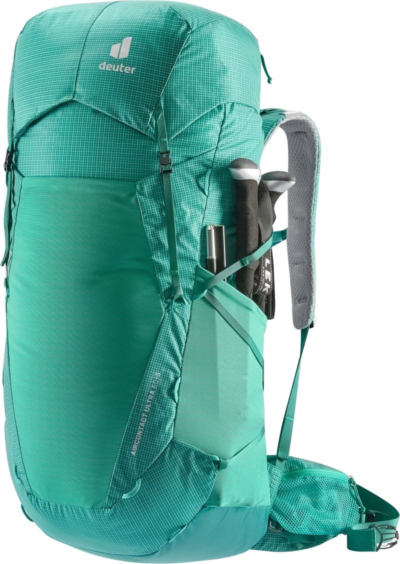 Sac à Dos De Montagne Deuter Randonnée backpack Aircontact Ultra 50+5 Fern-alpinegreen | FXV-9990761