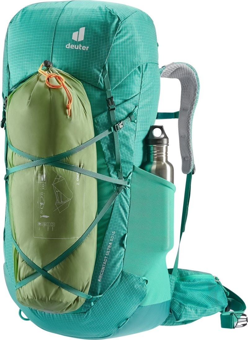 Sac à Dos De Montagne Deuter Randonnée backpack Aircontact Ultra 50+5 Fern-alpinegreen | FXV-9990761