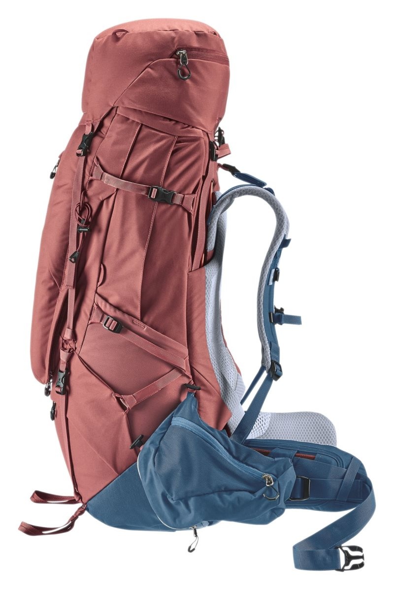 Sac à Dos De Montagne Deuter Randonnée backpack Aircontact X 60+15 SL Redwood-ink | RQM-7786930