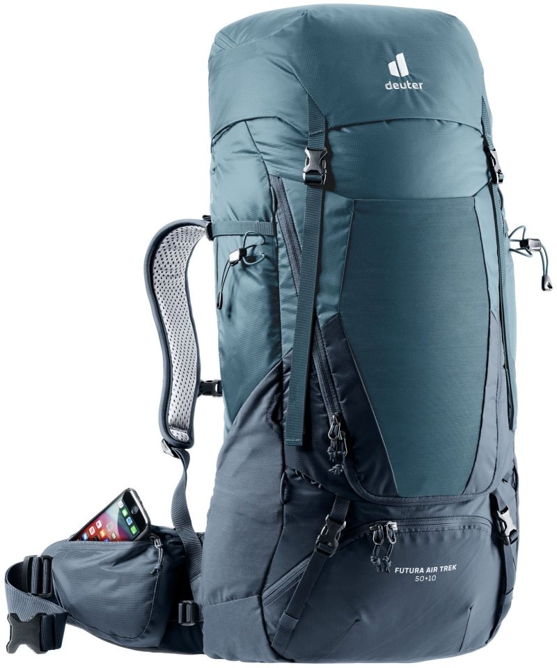 Sac à Dos De Montagne Deuter Randonnée backpack Futura Air Trek 50+10 Atlantic-ink | IVZ-0872580