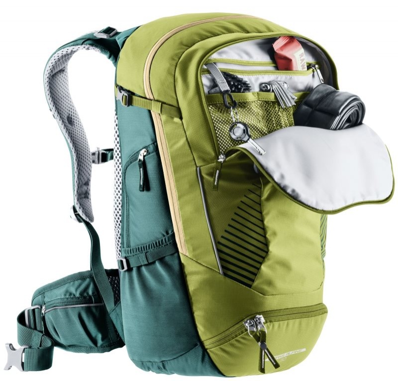 Sac à Dos De Vélo Deuter Bike backpack Trans Alpine 30 Meadow-deepsea | SML-4005484