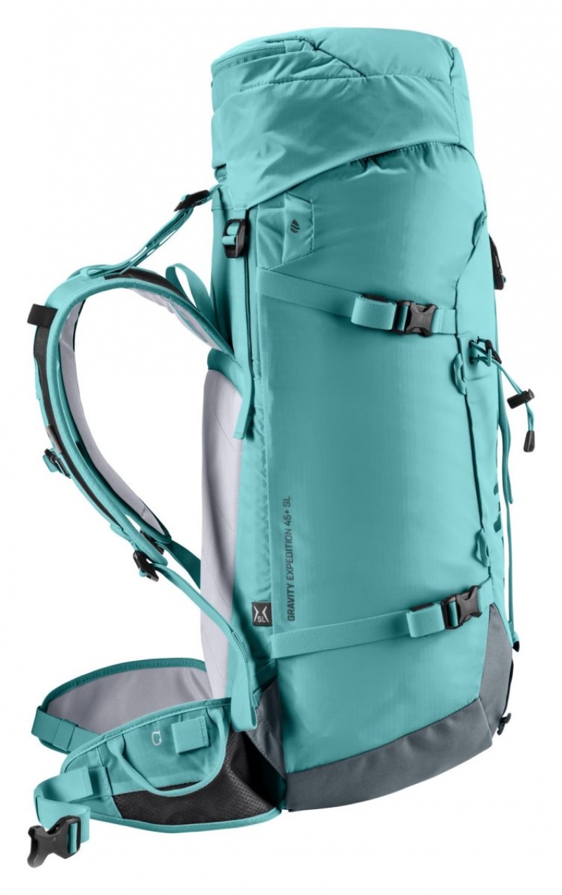 Sac à Dos Alpinisme Deuter Climbing backpack Gravity Expedition 45+ SL Grise Foncé | AJA-6490597