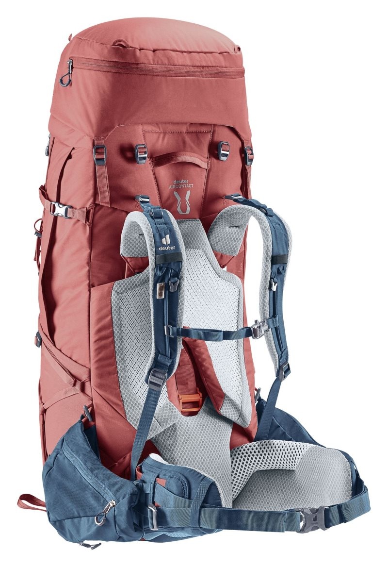 Sac à Dos De Montagne Deuter Randonnée backpack Aircontact X 80+15 SL Redwood-ink | KDM-0727689