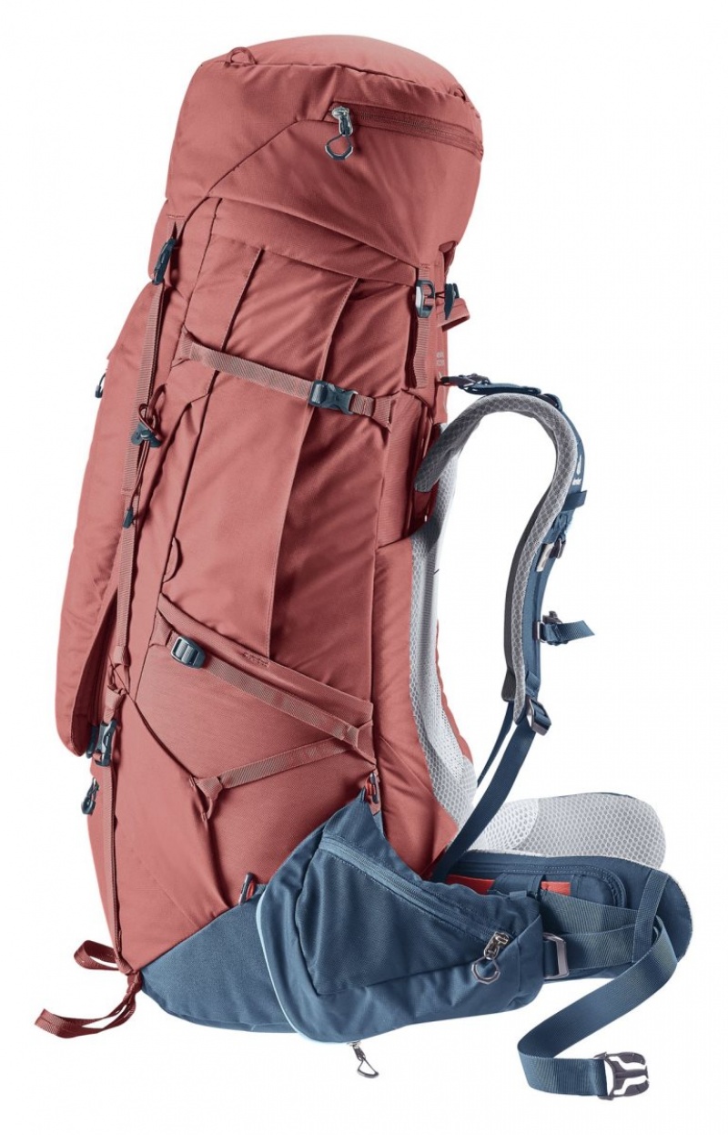 Sac à Dos De Montagne Deuter Randonnée backpack Aircontact X 80+15 SL Redwood-ink | KDM-0727689