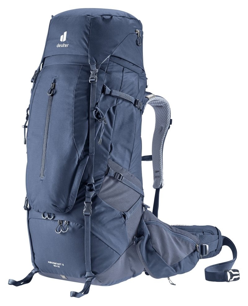 Sac à Dos De Montagne Deuter Randonnée backpack Aircontact X 60+15 Ink | SVS-6896251