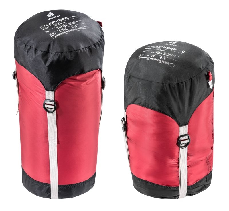 Sac De Couchage Deuter Synthétique fibre sleeping bag Exosphere -6 L Cranberry-fire | YLL-6529813